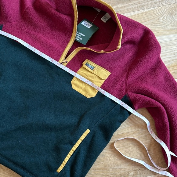 Men's L.L.Bean Sweater Fleece Sherpa Hybrid Pullover XL - Picture 2 of 5